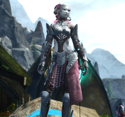 Telahn Elias, "The Tempest" - An avid collector of friendships and joyful maker of chaos, Telahn is always the first to show kindness or make amends with friends and rivals alike. An adept elementalist weaver and tailor, Telahn is never one to back down.