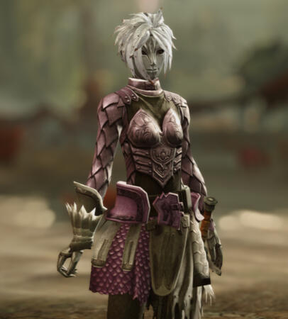 Reeah, "Adventuring Gunblader" - Reeah is a kindhearted, genuine Sylvari with a love for adventure and travelling with her allies.