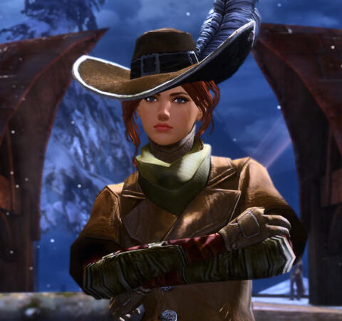 Lucinda Quaid, "Vixen of the Winds" - With a temper as hot as her trigger finger, Lucinda Quaid is a wild card. Former airship captain and pirate, Lucinda lives free and true - facing the world with harsh selfishness, she remains loyal to her crew.