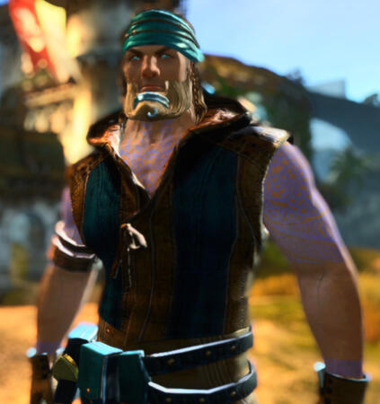 Haddock, "Madeye" - Crass, blunt and brutally honest, Haddock is quick to jump to violence but never afraid to defend his allies in such the heat of combat. The storied, seafaring Norn is as fierce as he is honest.