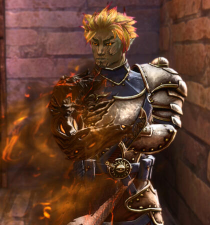 Unasae Gengo, "The Desert Wind" - A stalwart protector of the sands, Unasae makes the deserts of Elona his domain and keeps the citizens safe from any lingering threats.